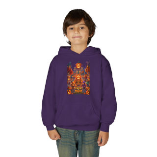 Spooky Pumpkin Patch Trick or Treat Kids Hoodie 29
