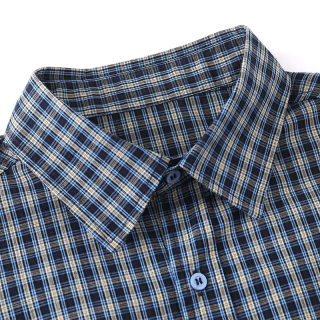 Loose Short Sleeve Checkered Shirt 3