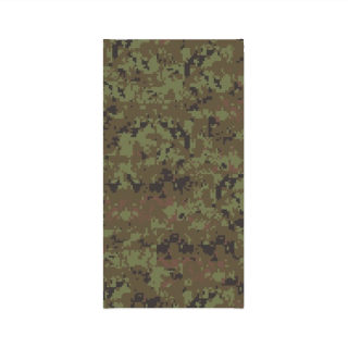 Dripping Skull Camo Neck Gaiter — Military Green 3