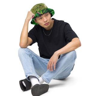 Reversible bucket hat "Weeee" 6