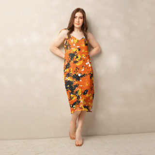Tie-Strap Midi Dress 5
