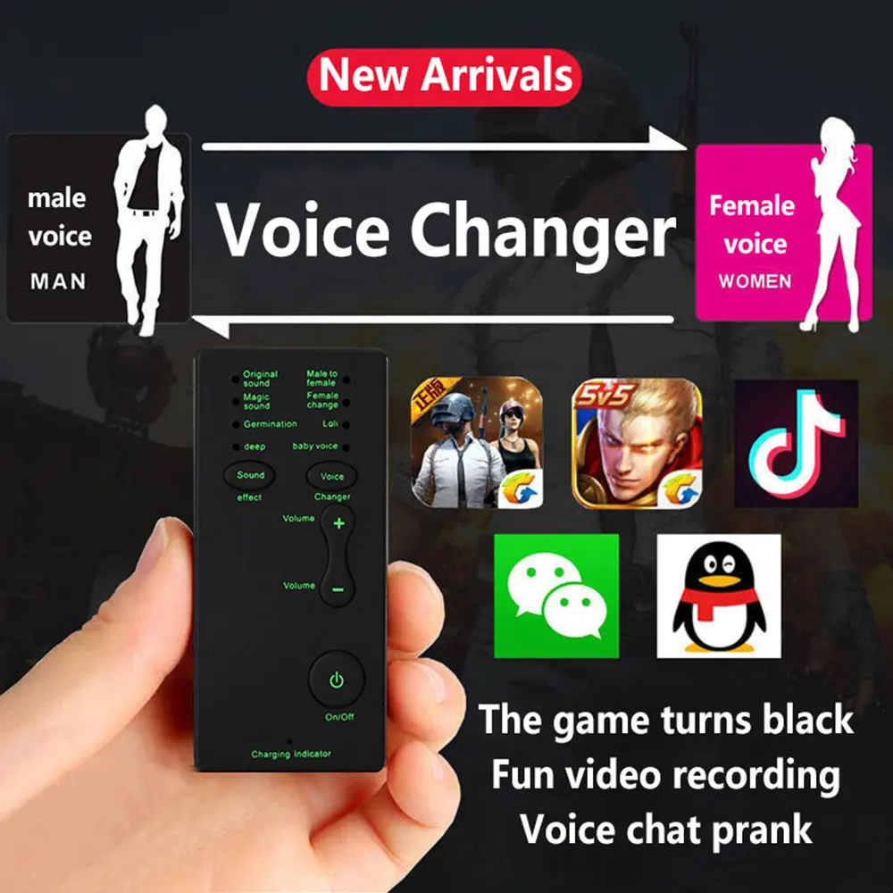 Voice Changer Microphone | For PS4, Xbox, PC, Phone, Tablet — 7 Sound Effects 3