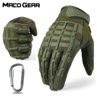 Outdoor Tactical Full-Finger Gloves | Camo Military Anti-Slip Airsoft Biking