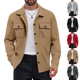 Heavyweight Japanese Workwear-Style Fleece-Lined Vintage Jacket