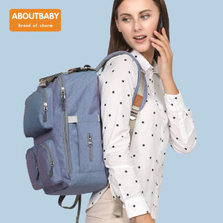 Waterproof Large-Capacity Diaper Bag Backpack