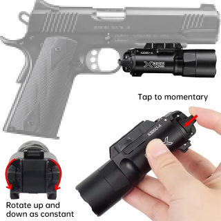 Tactical Weapon Light for 20mm Rail, Metal, with Strobe 2