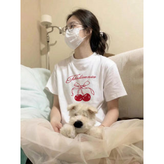 Soft Chic Printed Loose T-Shirt | Women's Korean Style 2