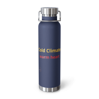 Copper vacuum insulated bottle "Cold Climate Warm Heart" 2