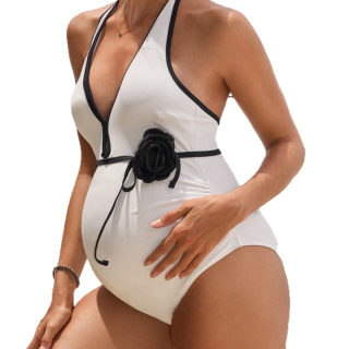 Maternity Floral one-piece swimsuit 5