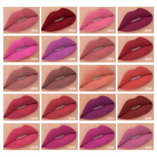 Qibest 34-Color Matte Liquid Lipstick, Non-Stick Cup 5