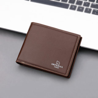 Men's Short Zipper Wallet, Soft Leather 4