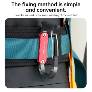 Arborist Climbing Harness | Quickdraw Carabiners for Rock Climbing & Rescue 5
