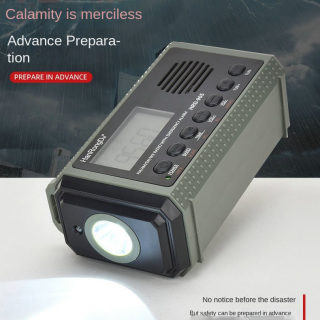 Solar-Powered Emergency Radio with Flashlight, Full Band (US) 3