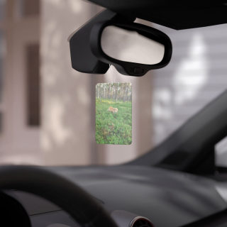 Dog in Forest Car Air Freshener | Woodland Scenery, Nature Scent 5