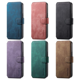 MagSafe Compatible Phone Case | Magnetic Flip Leather Cover for iPhone 14/15/16 5