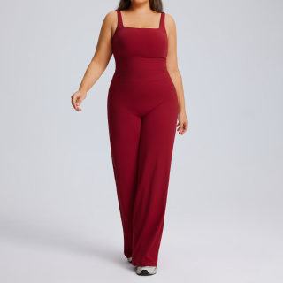 Women's Straight-Cut Outdoor Yoga Suit Set 5