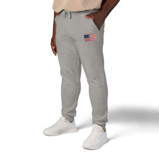 American flag embroidered sweatpants 60