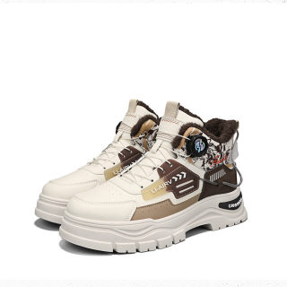 Men's Martin Boots | Fleece-Lined Waterproof Anti-Slip High-Top Work Boots
