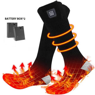 Rechargeable Electric Heated Socks with Battery Pack, Men's
