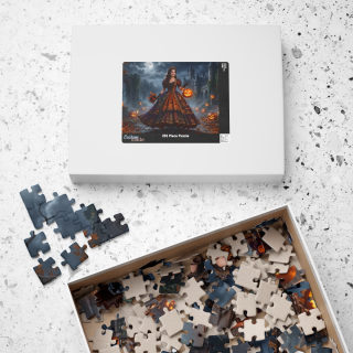 Gothic Pumpkin Lady puzzle 520-piece | Halloween jigsaw puzzle 14