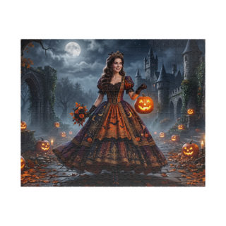 Gothic Pumpkin Lady puzzle 520-piece | Halloween jigsaw puzzle 3