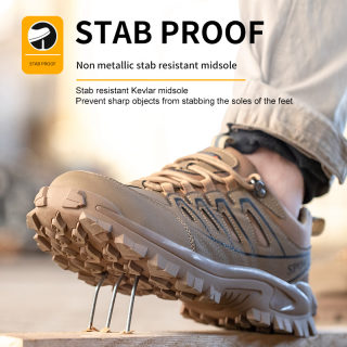 Men's Steel Toe Safety Shoes | Anti-Smash Anti-Stab Wear-Resistant 4