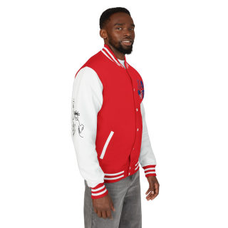 Trick or Treat Jack-o'-Lantern Letterman Jacket | Halloween Varsity Jacket 86