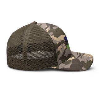 Camouflage Trucker Hat "EST Camo Flag" 13