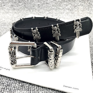 Hollow Denim-Style Belt