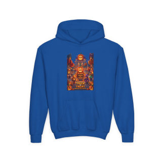 Spooky Pumpkin Patch Trick or Treat Kids Hoodie 12