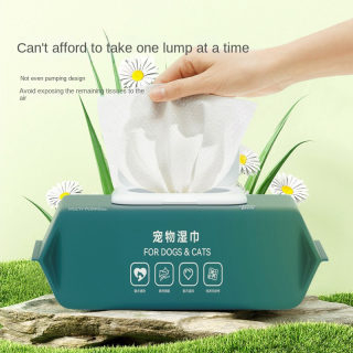 Pet Wet Wipes, 80-Sheet Pack
