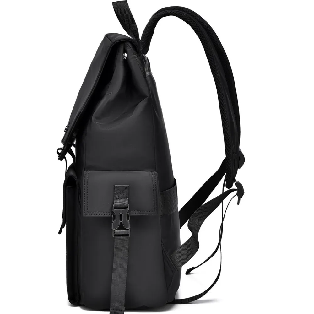 PU Leather Multi-Pocket Backpack with Adjustable Straps 3