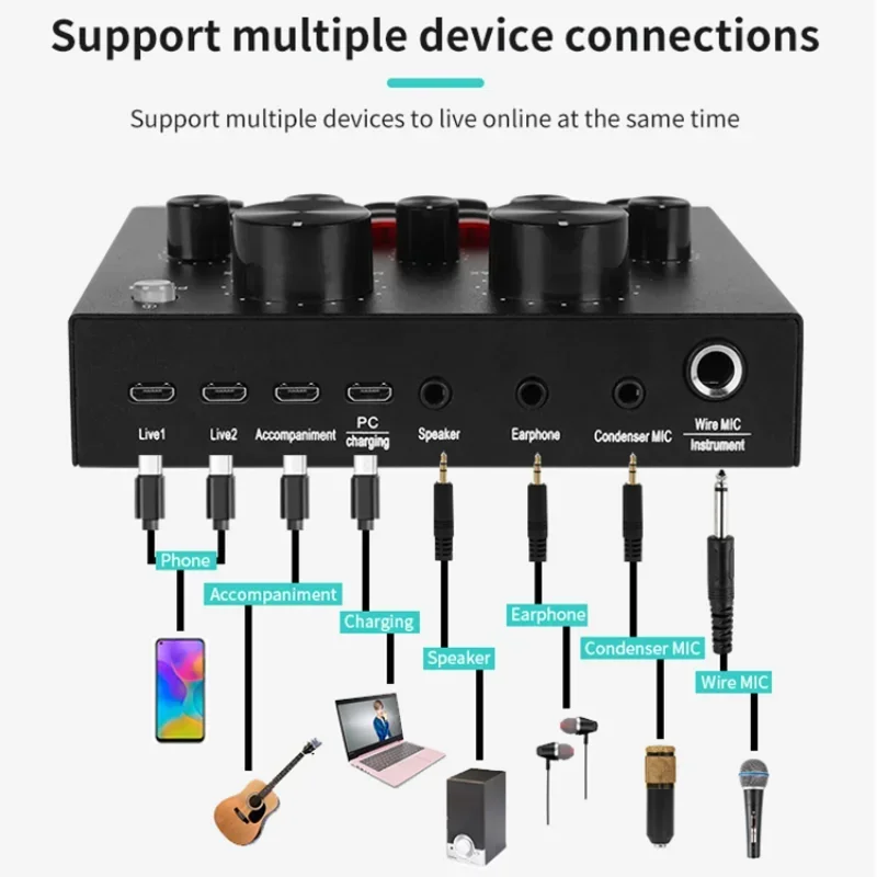 V8 Professional Podcast & Streaming Bundle with BM-800 Microphone 2