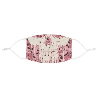 Dripping Skull Mask — Pink Grunge 2