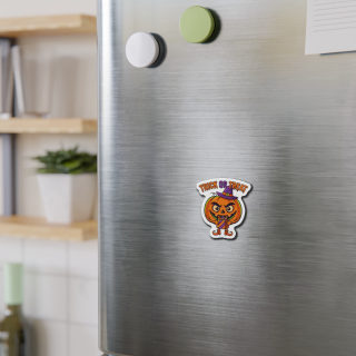 Trick or Treat Pumpkin Magnet