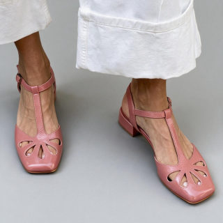 Women's T-Strap Roman-Style Cutout Sandals 2