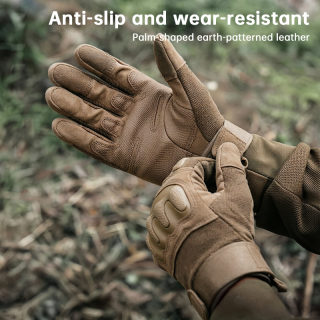 Men's Tactical Full-Finger Anti-Slip Gloves