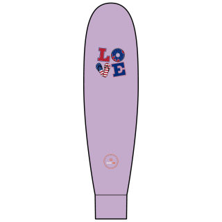 Love American flag pattern long sleeve shirt 6
