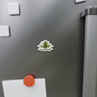 Cannabis Bud Die-Cut Magnet 3