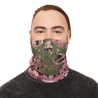 Pink Camo Skull Neck Gaiter 8