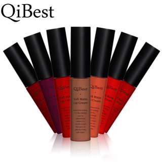Qibest 34-Color Matte Liquid Lipstick, Non-Stick Cup 4