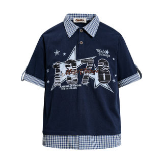 Star Letter Print Polo Shirt | Streetwear 5