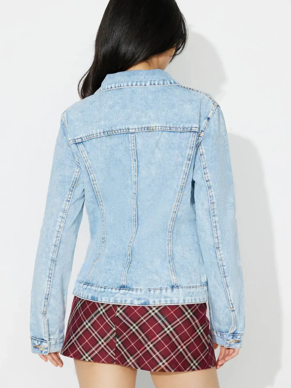 Fashionable Casual Loose Denim Jacket for Women | Trendy Girl Style 2