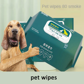 Pet Wet Wipes, 80-Sheet Pack 4