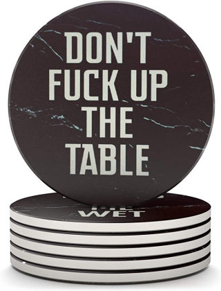 Round Ceramic Placemat, DIY-Pattern Coaster 3