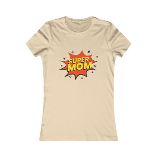 Super Mom Comic Burst T-Shirt | 80s Retro Graphic Tee 4