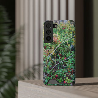 Wild berry bush phone case 93