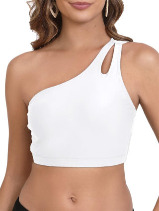 Solid Color bikini set (off-shoulder) 3