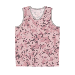 Pink Camo Basketball Jersey | All-Over Print