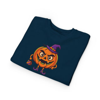 Jack-o'-Lantern Witch Pumpkin Toddler Sweatshirt 23